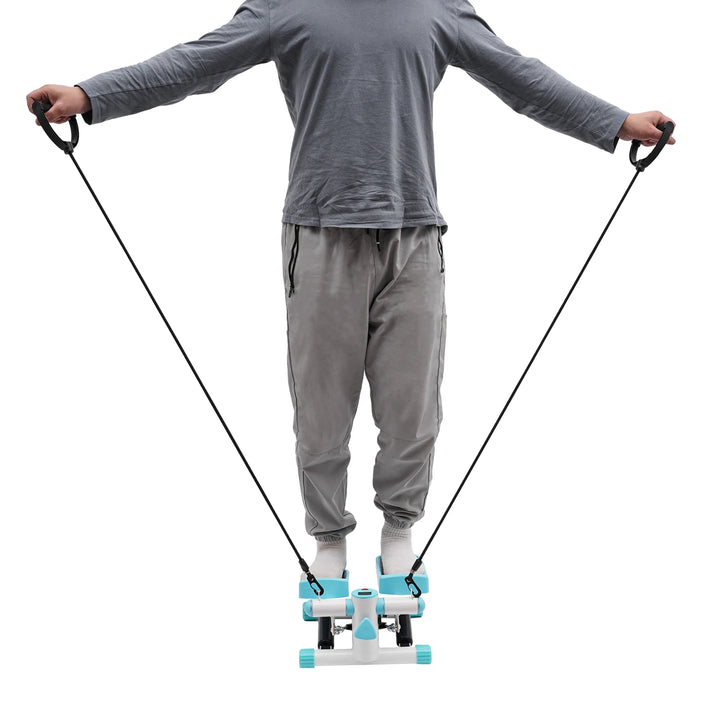 Compact Stepper Machine – Stable Design with Fitness Monitor & High Weight Capacity