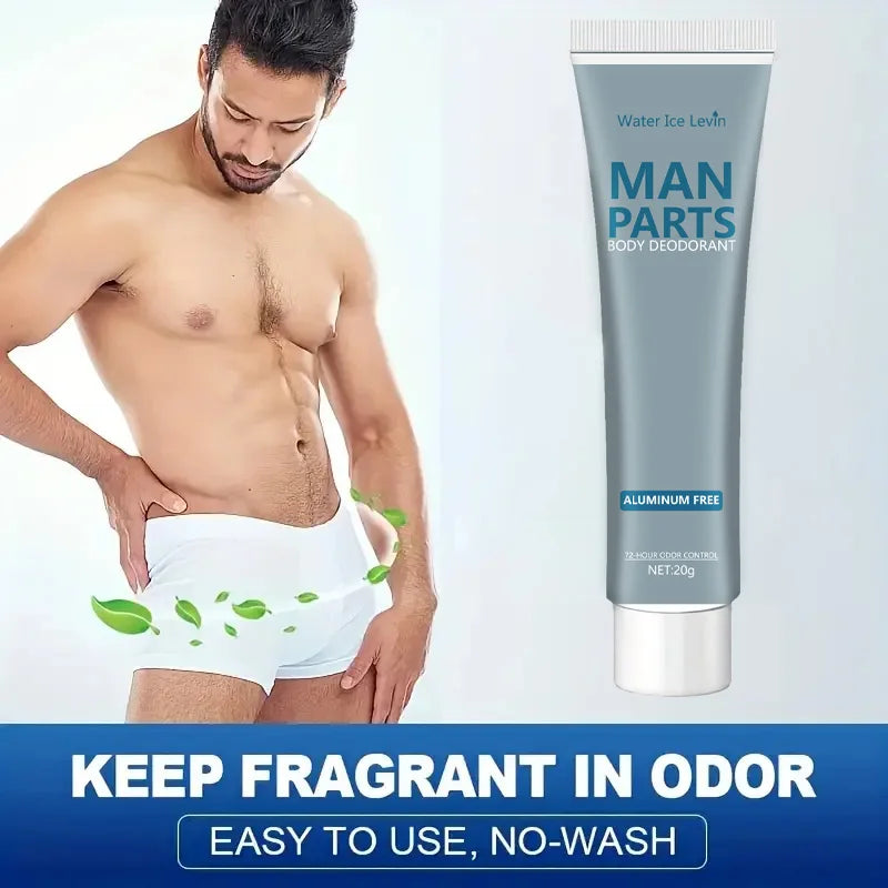 Men’s Intimate Fragrance & Deodorant Cream – Private Area & Underarm Care