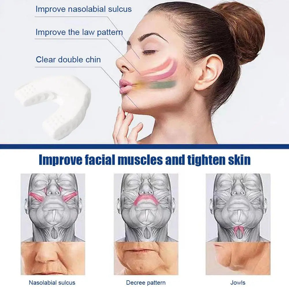 Jaw Exerciser & Neck Toning Trainer – V-Shape Face & Double Chin Reducer