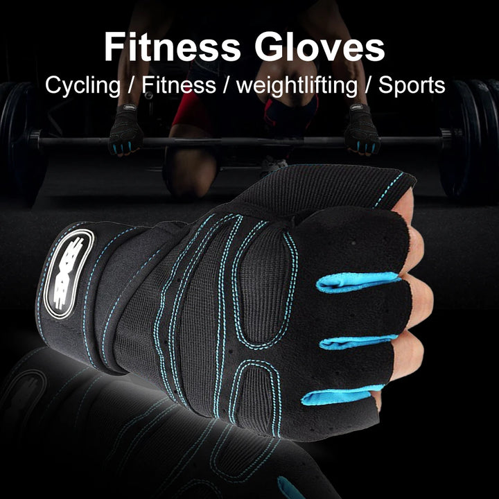 Heavyweight Gym Training Gloves – Non-Slip with Wrist Support