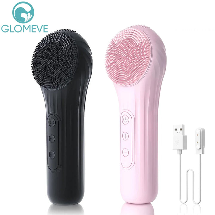 Sonic Facial Cleansing Brush – Waterproof, Rechargeable Exfoliating Tool