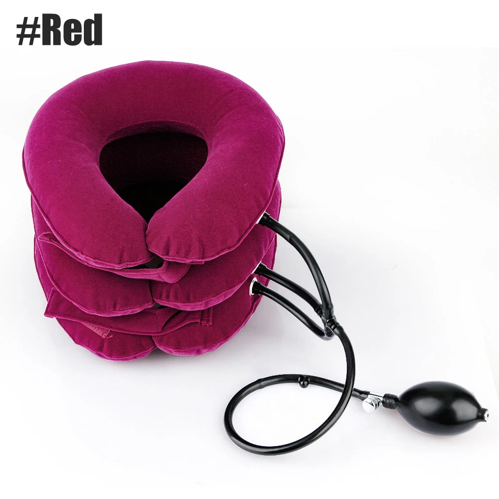Cervical Neck Traction Device – Inflatable Collar for Pain Relief & Alignment
