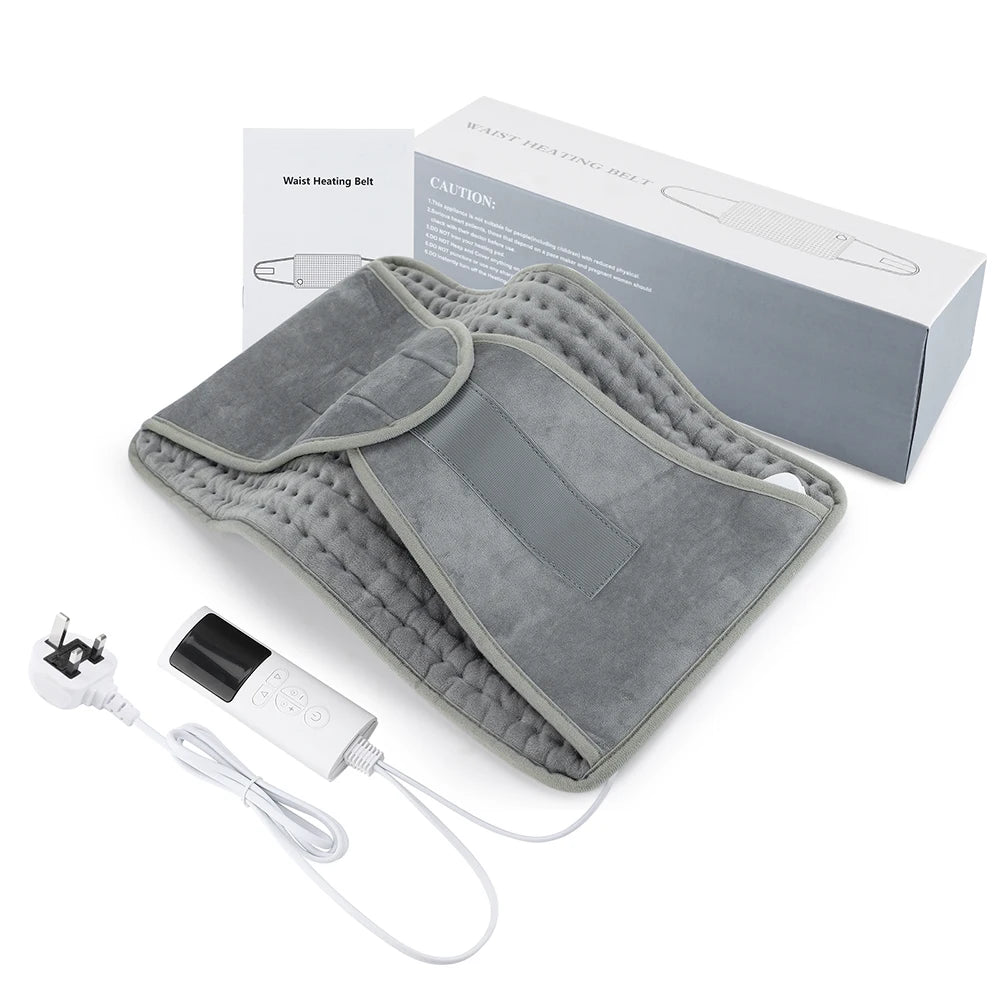Electric Heating Waist Belt – Adjustable Thermal Pad for Back & Hand Warming