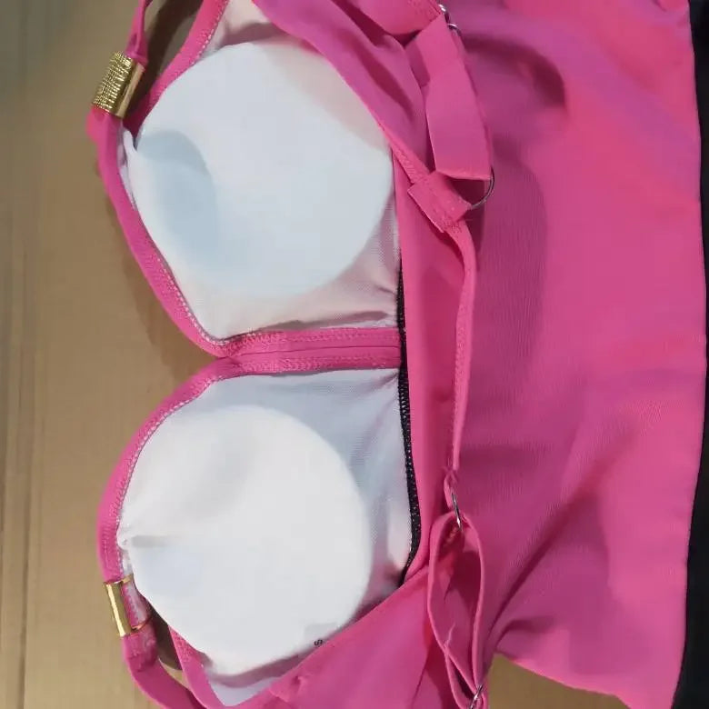 Women’s Tummy Control Swimdress – One-Piece Ruched Cross Swimwear (8 Colors)