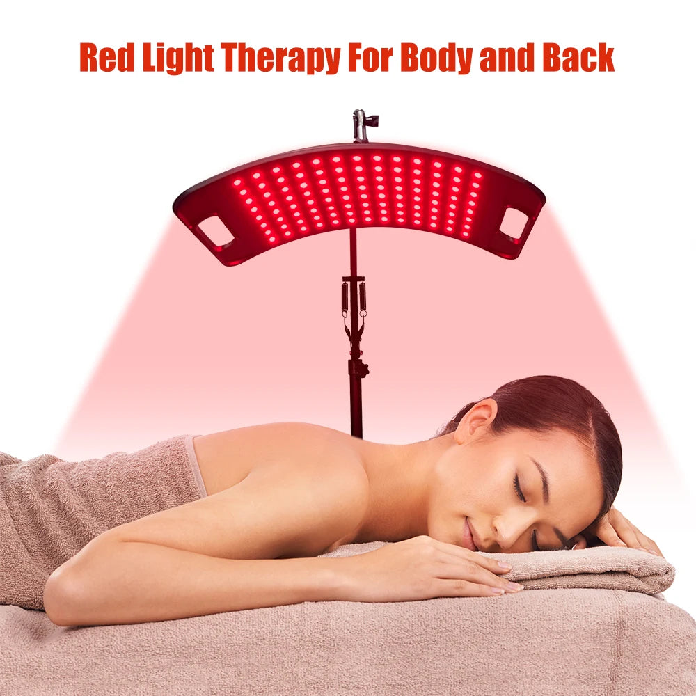 Red Light Therapy Panel – 660nm & 850nm Infrared with Stand & Timer