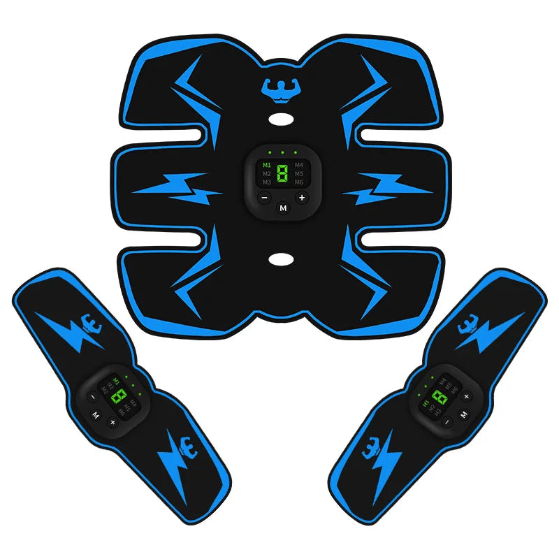 EMS Muscle Stimulator – USB Rechargeable Full Body Massager for Pain Relief & Fitness