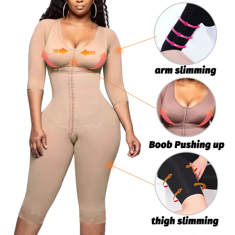Full Body Colombian Shapewear – High Compression Post-Surgery Bodysuit