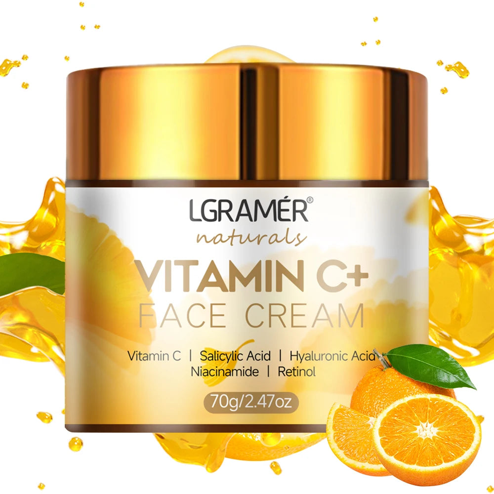 Vitamin C & Retinol Face Cream – Anti-Aging and Brightening Moisturizer
