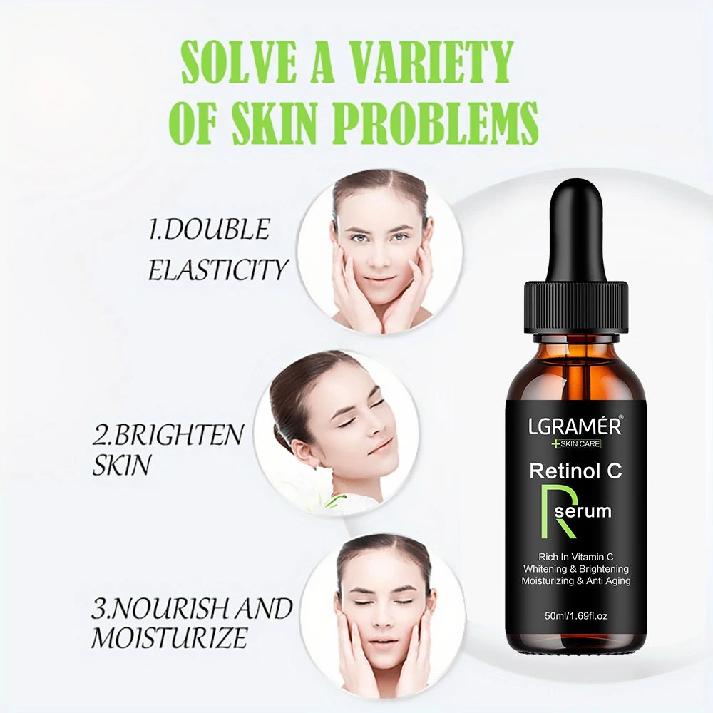 Retinol Face Serum – Wrinkle-Reducing, Pore-Tightening & Firming Treatment