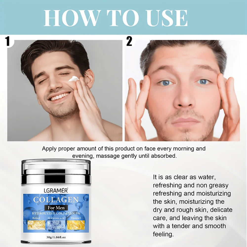 Men’s Anti-Wrinkle Face & Neck Cream – Firming, Moisturizing, Retinol Formula